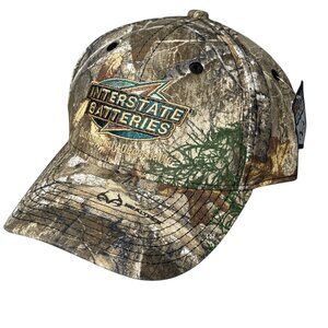 INTERSTATE BATTERIES Realtree Camo Hat / Cap - Outrageously Dependable NWT NEW